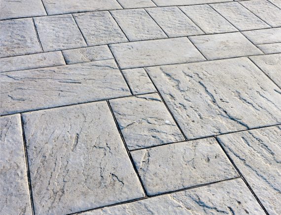 stone patio hardscape